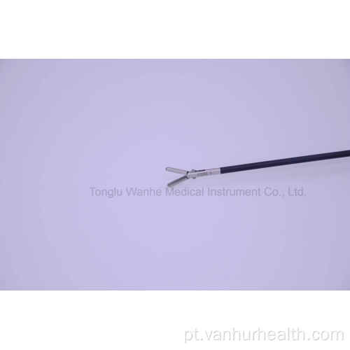 Pinça de apreensão de instrumentos laparoscópicos pediátricos de 3 mm
